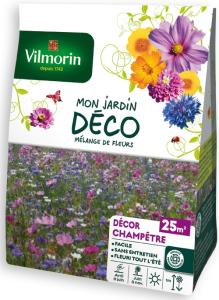 Décor Champêtre - 25 m² - Mélange de fleurs